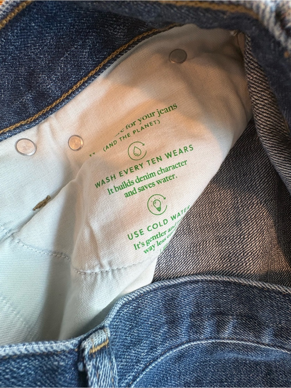 J. Crew High Rise Super Wide Leg Jeans Mid Blue Denim Baggy Size 30T 34” EUC - Picture 10 of 12